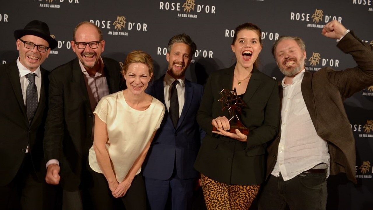 Grotesco with the golden rose at Rose dOr 2018